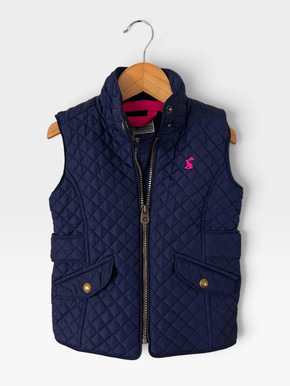 Joules Girls’ Quilted Vest, Size 4